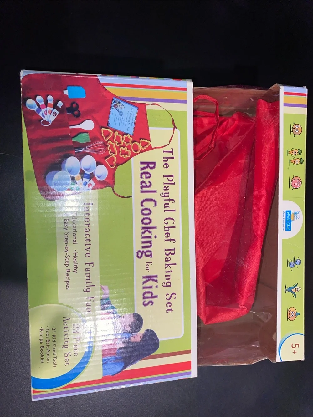 The Playful Chef Baking Set, Real Cooking For Kids, 22 Piece Activity Set